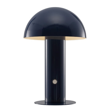 Boletus 10.75" Contemporary Bohemian Rechargeable/Cordless Iron Integrated LED Mushroom Table Lamp